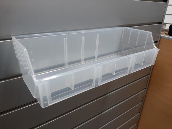 Plastic Slatwall Bins, Storbox