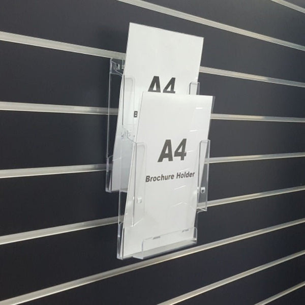 a4 brochure holder wall mounted for easy information access and visibility