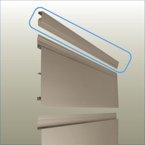 Aluminium Slatwall - Top Cap