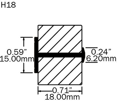 H18 - Joiner for 18mm Panels
