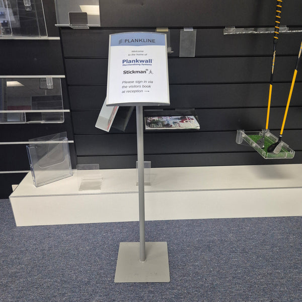 Radius Sign Frames - Floor Stand
