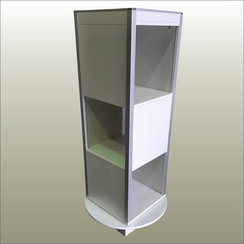 Rotating Open Display Tower Box