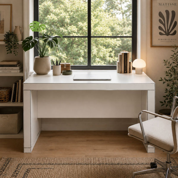 design your own customised desk with stickman edging with Plankwall's kingston desk shown here