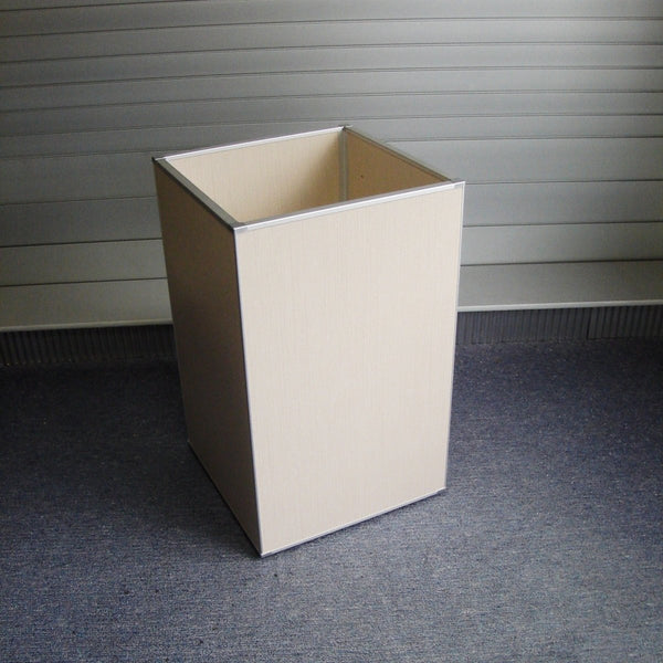 Retail display bin shown here without the acrylic panels