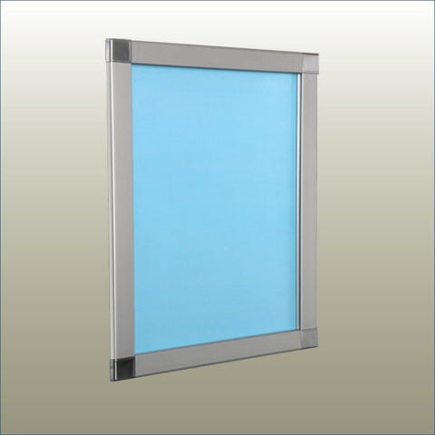 plankwall poster snap frame makes updating easy and presentable