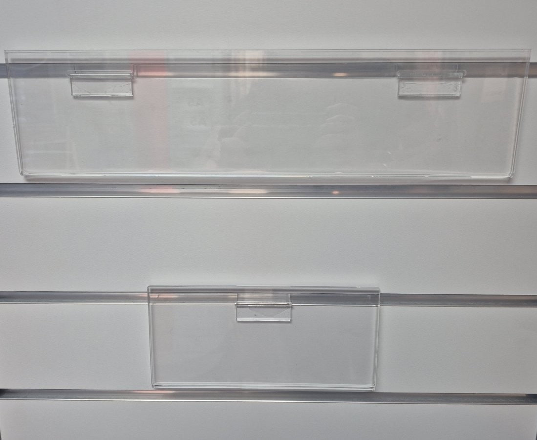 Header Frame Sign Slatwall Header Card Sign Holder | Clear Acrylic NZ - Plankwall