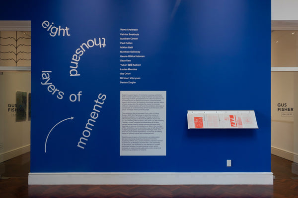 Plankwall sloping shelf used in an Art Gallery wall display