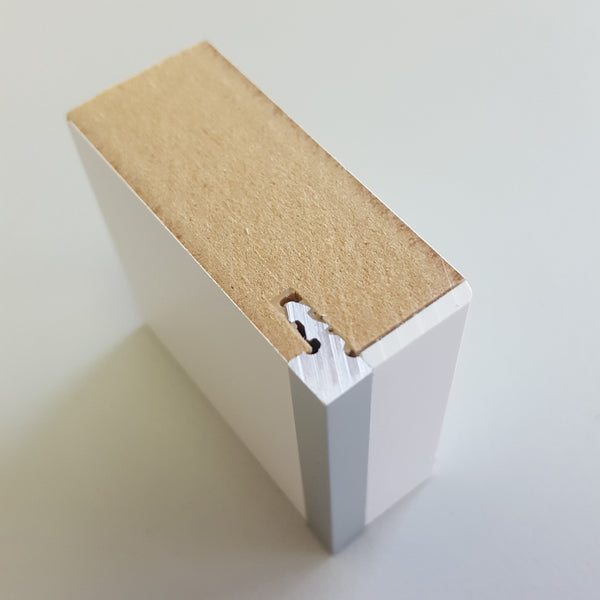 Stickman MCSED panel edging close up in MDF panel