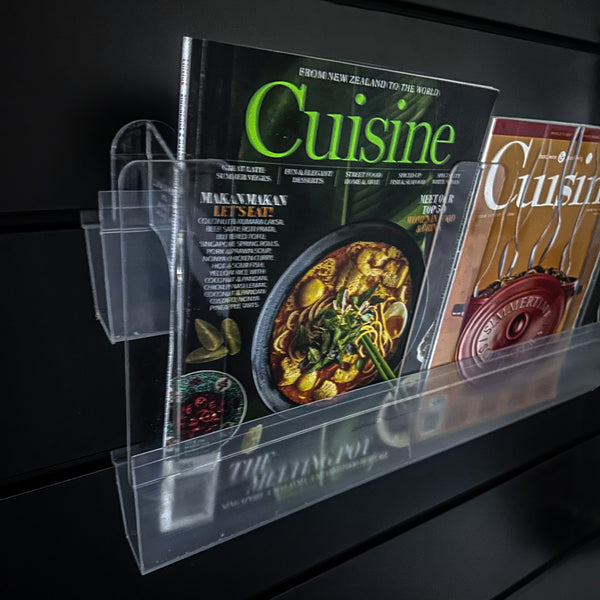 Calext Wall-Mounted Brochure & Magazine Display System