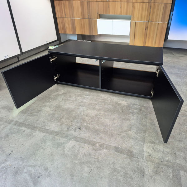 custom mdf made cabinet in black 