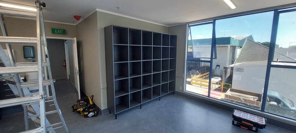 Custom storage cubby holes
