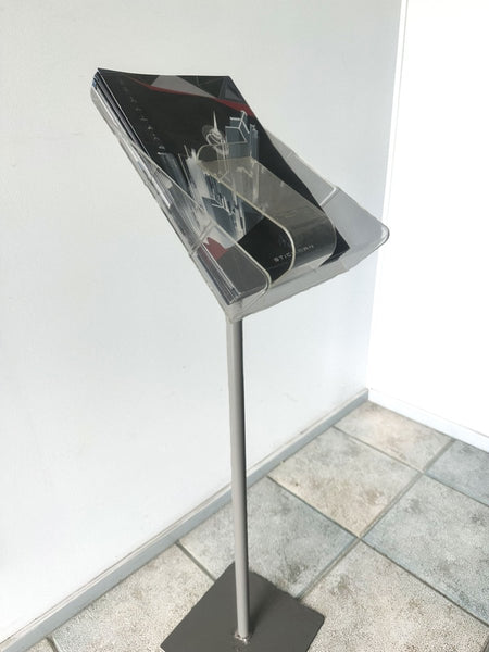 Brochure Holder with spring face - Floor Standproduct_typeBrochure Holder with spring face - Floor Standproduct_vendorBrochure Holder with spring face - Floor Stand