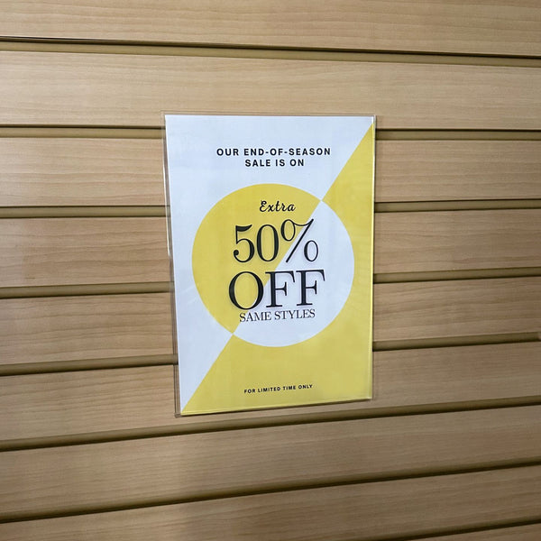 Wall Mounted Sign & Leaflet Holder