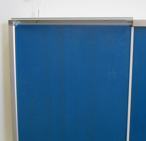 photo of a custombuild posta frame signage showing components