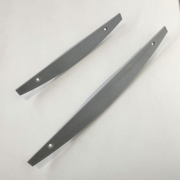Two radius frame header end components in A3 and A4 sizes