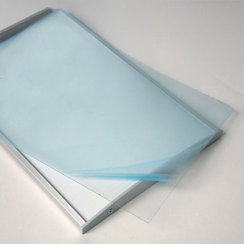 Radium poster frame sized a4 for slatwall display wall