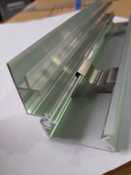 Snap Posta Frame Component: Bottom Extrusion (Aluminium)