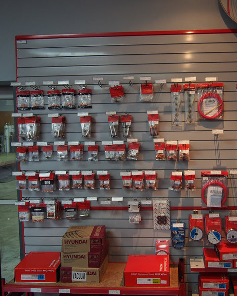 Aluminium Slatwall  supports merchandise across many Plankwall retail configurations, shown here using 75mm slatwall aluminium panels