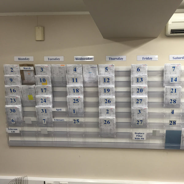 Calext: an adjustable document display system for wall mounting