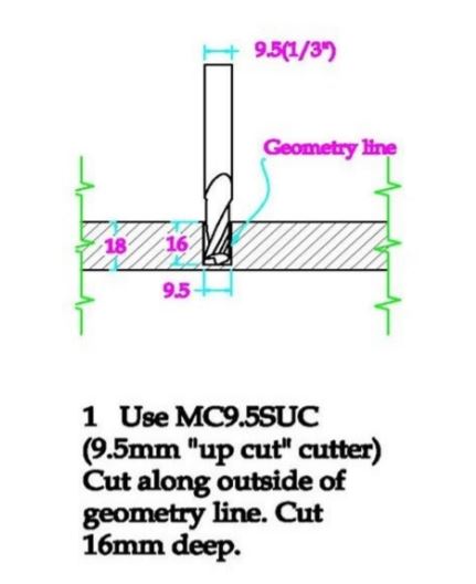 9.5mm Solid Carbide Double Flute Spiral Cutter