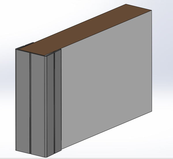 PVC Panel Capping - 18mm Panels