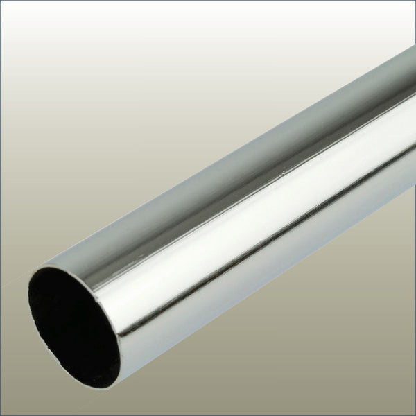 Close up of a Plankwall Garment Rail 25mm tube