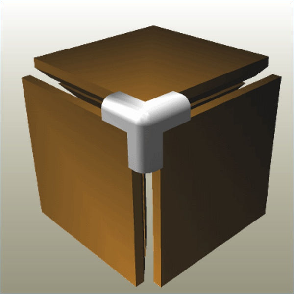 MC 3 Way Corners for Stickman corner profiles
