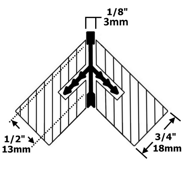 MCLN-CORN - Linear Corner Join Profile
