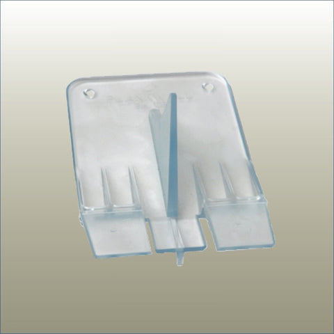 small brochure table top clip that attaches to brochure holders for upright viewing in high trafficked areas