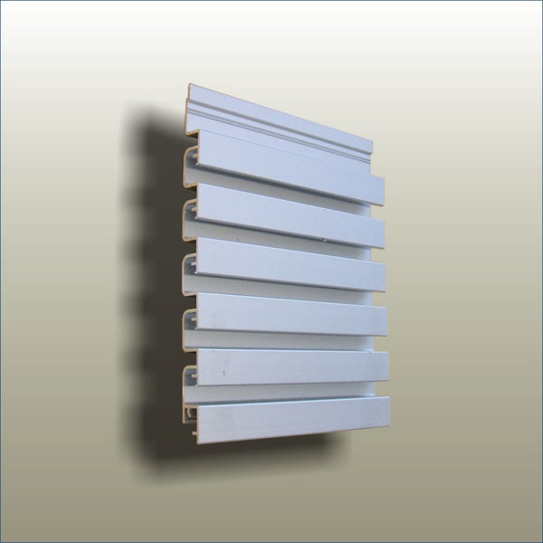 Aluminium Slatwall - 25mm pitch