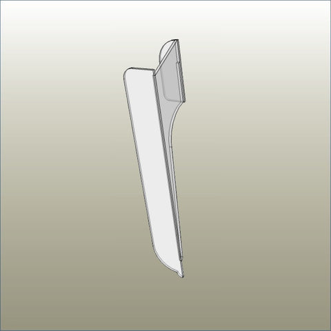 Calext Adjustable Print Display System:  End Brackets