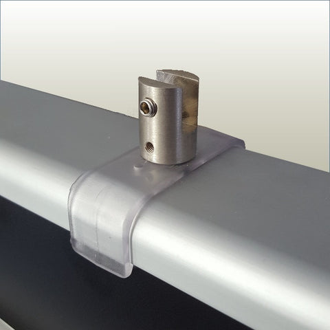 8mm Sign Holder Clip - 60mm wide Gondolas