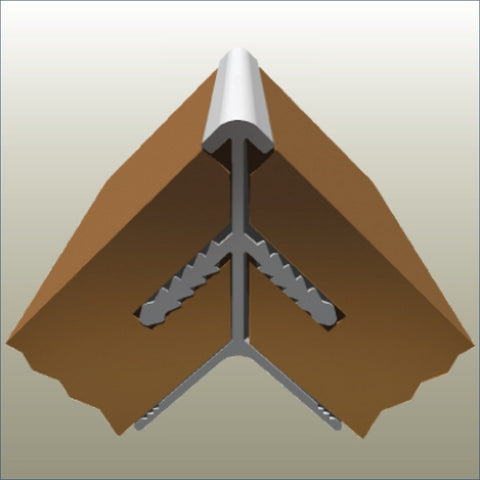 MC16 - Round & Square Corner Join Profiles - 2.4M CLEARANCE