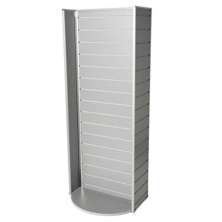 Two-Sided Retail Display Stand (Tower) 600W Fixed - Plankwall