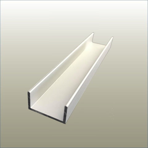 Aluminium U Channel - Capping for 18mm Panels