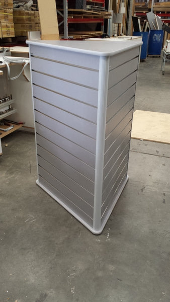 Custom Requests: three way display stand in grey