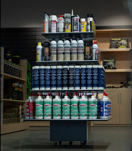 Plankwall Five tier Floor stock retail display stand