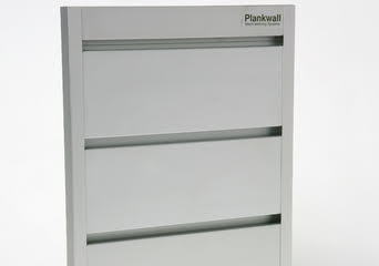 Aluminium Slatwall - 75mm pitch