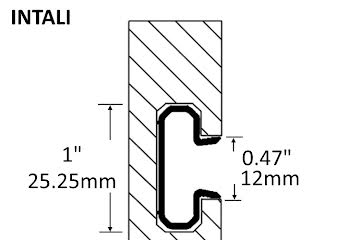 J & T Aluminium Slatwall Inserts