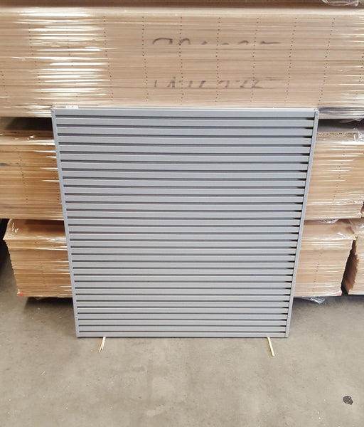 25mm pitch Aluminium Slatwall  display panel waiting at Plankwall in Auckland 