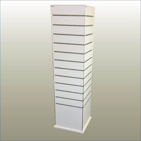Exhibit Rotating Box Four-Sided Rotating Box Display Stand (Tower) -Slimline | Plankwall® NZ