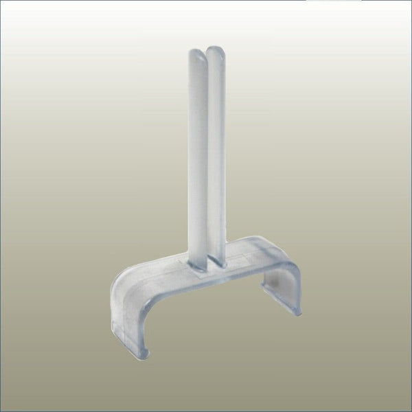 Plankwall Gondola 60 Card Holder holding a price ticket on an 60 mm panel gondola shelf display.