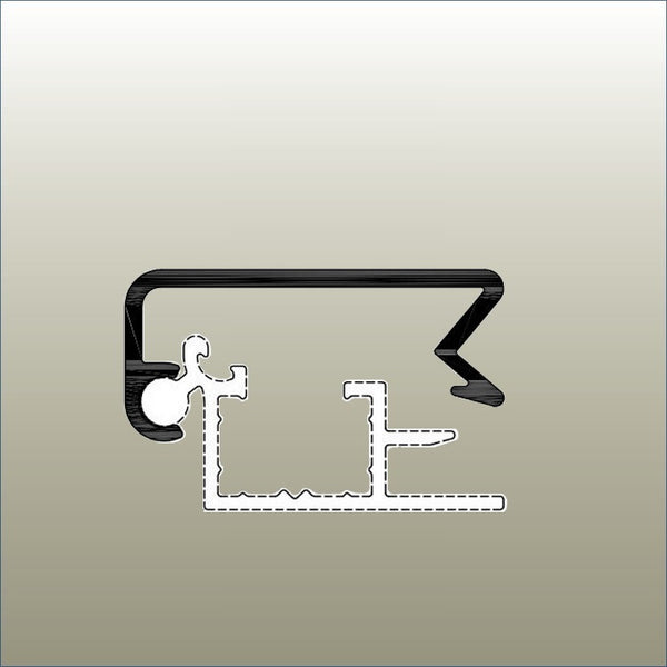 Snap Posta Frame Component: Top Extrusion (Aluminium)