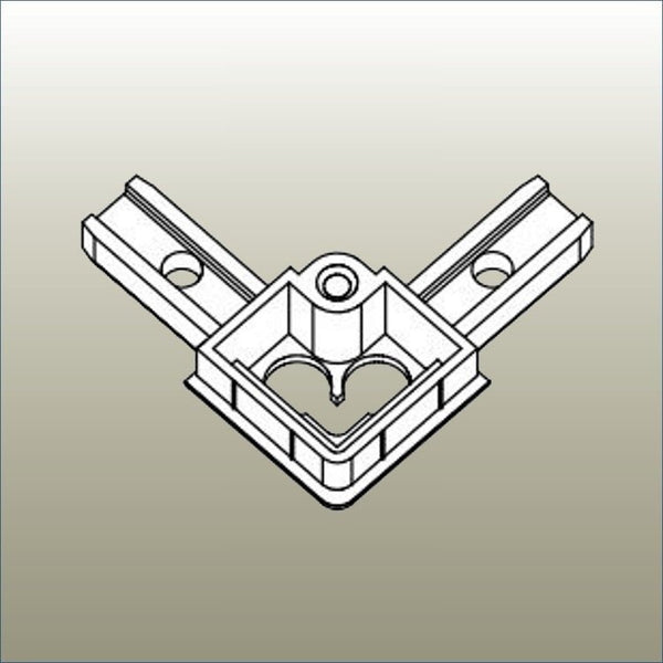 illustration of poster corner join for joining edges for poster frame 