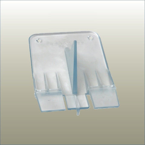 small brochure table top clip that attaches to brochure holders for upright viewing in high trafficked areas