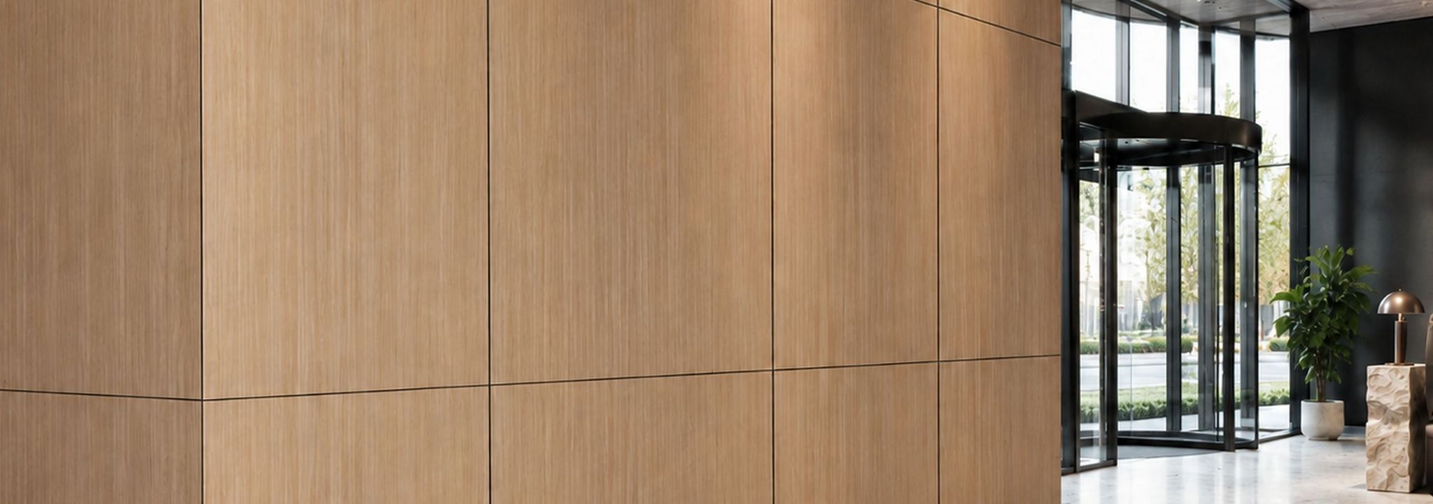 Stickman Slimline Aluminium Linear profiles used in a hotel lobbys applications